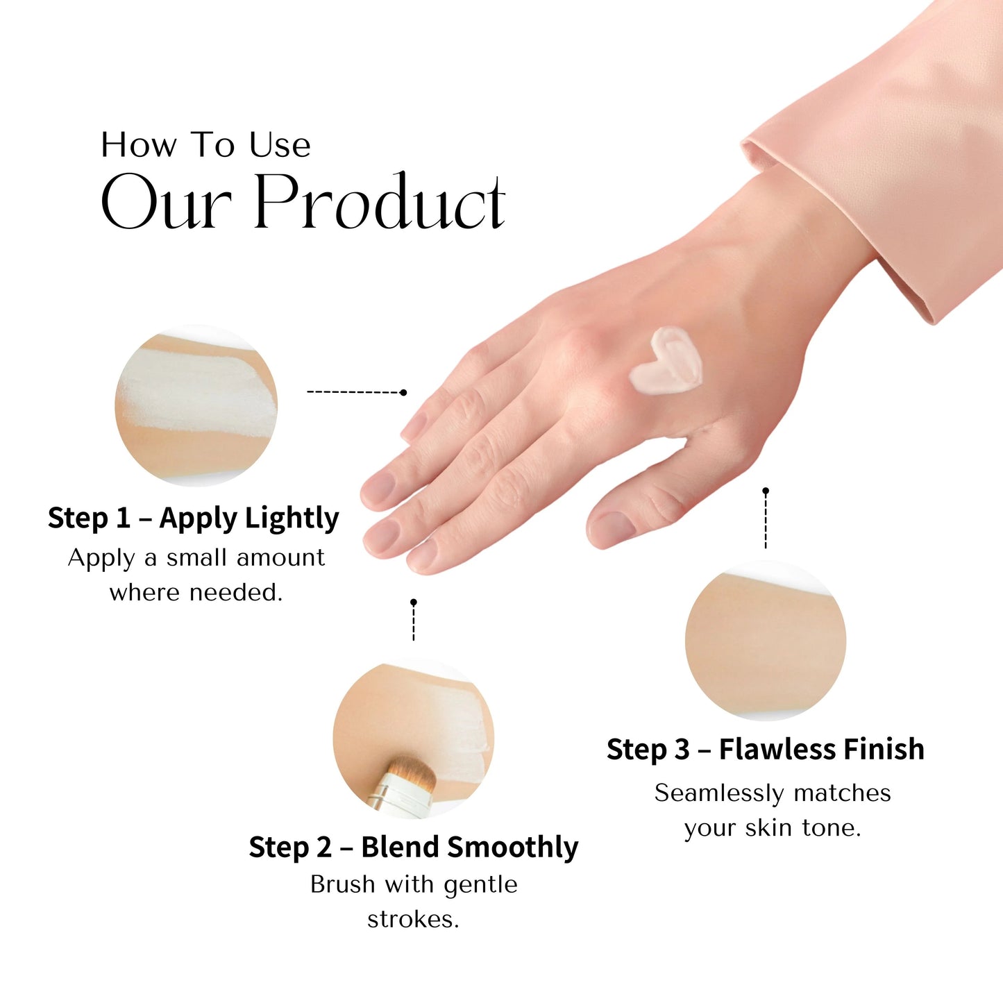 Korean Color-Changing Foundation Stick