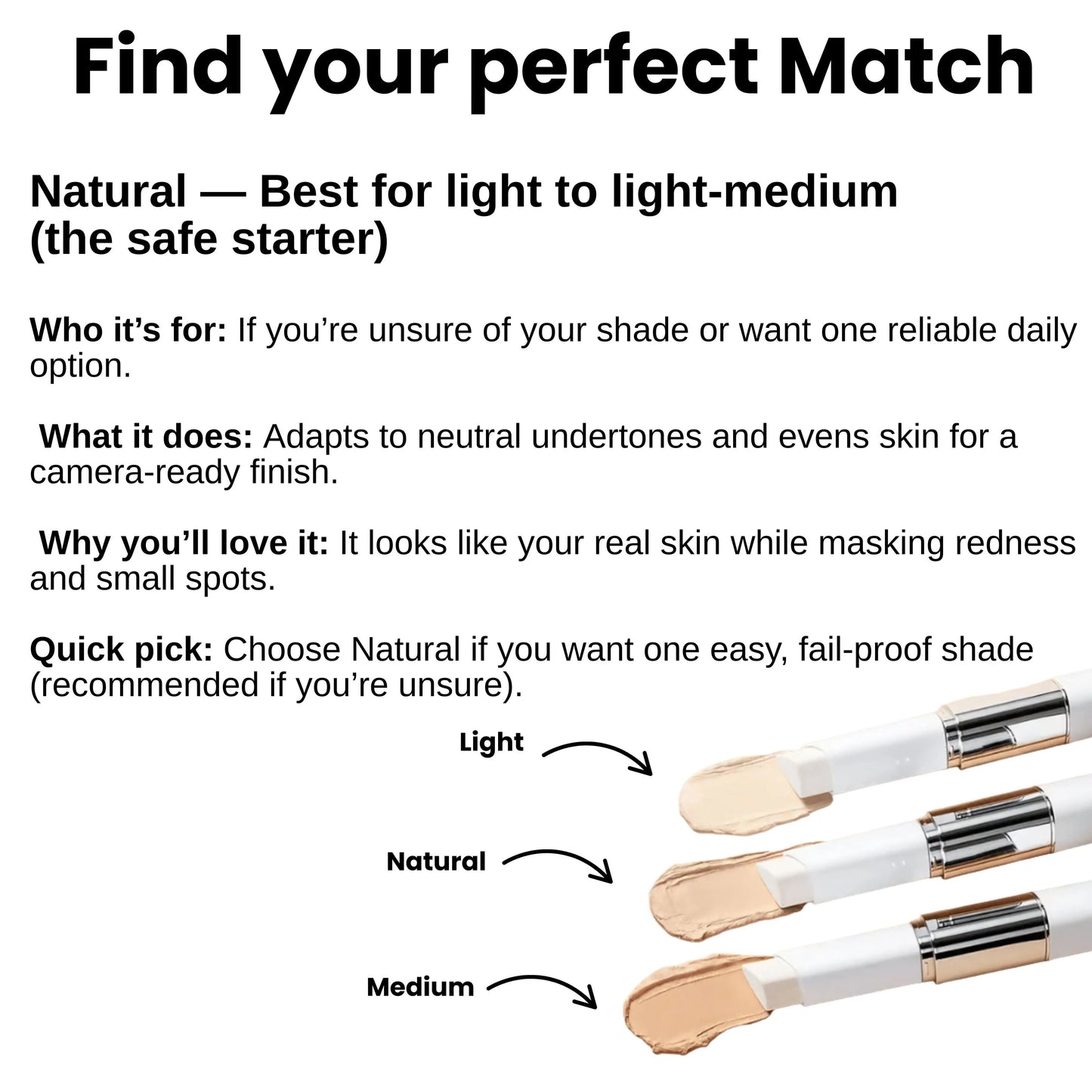 Korean Color-Changing Foundation Stick
