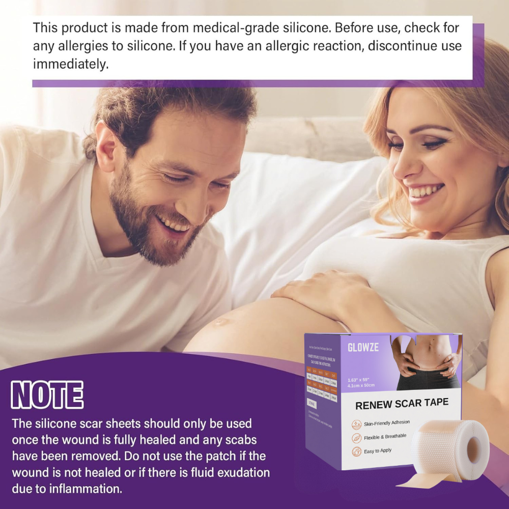 SnapGlam Silicone Scar Sheets