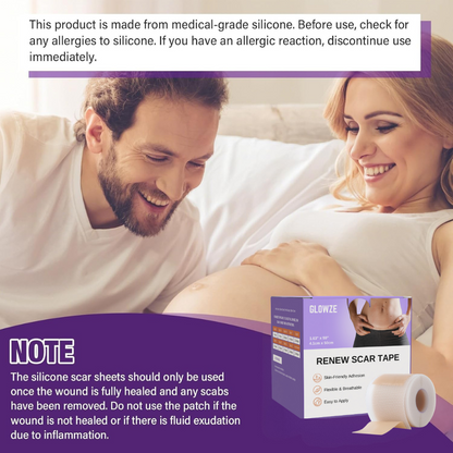 SnapGlam Silicone Scar Sheets